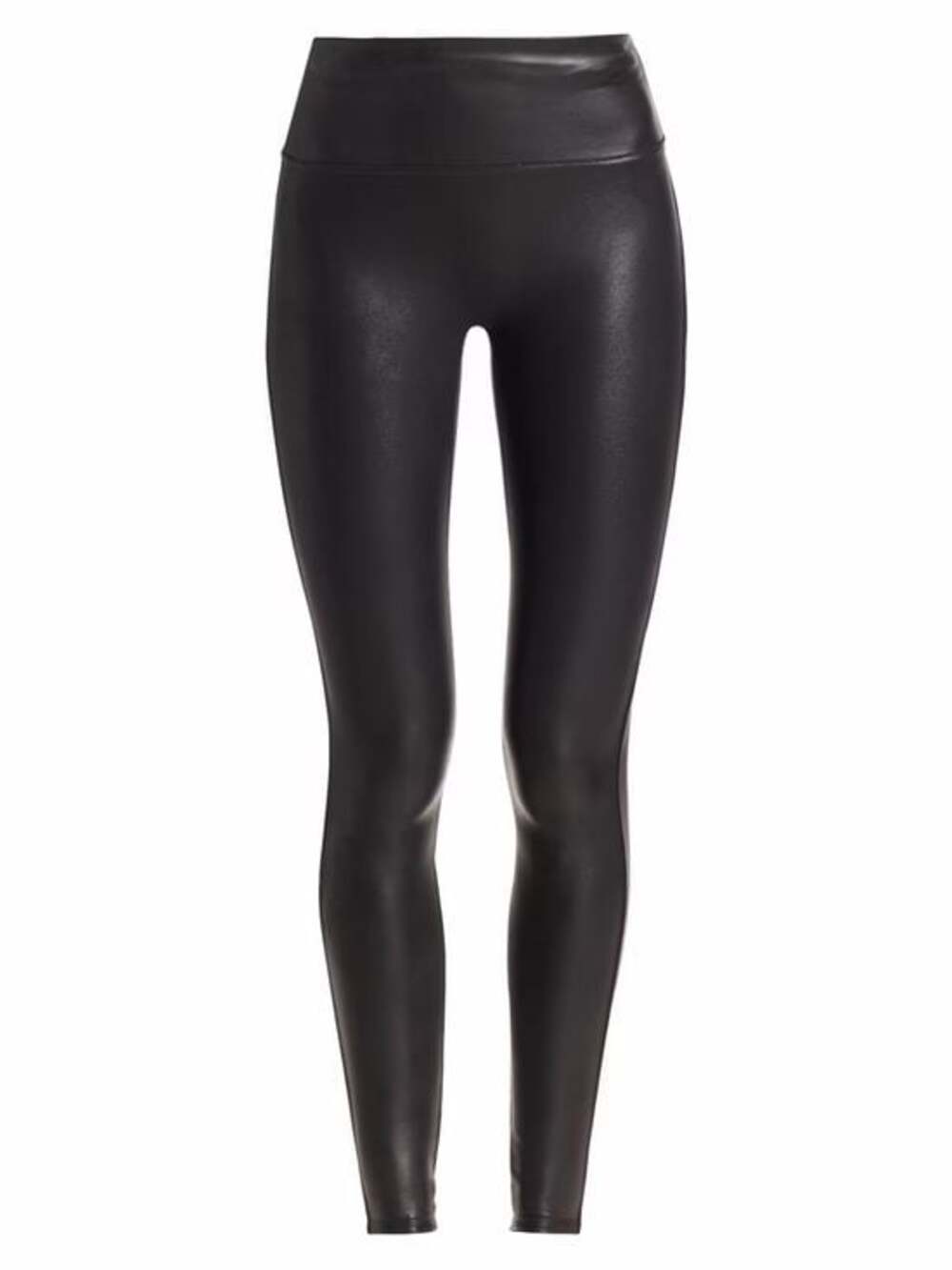 SPANX Women’s Faux Leather Smooth Leggings in Black NWT Size Medium
